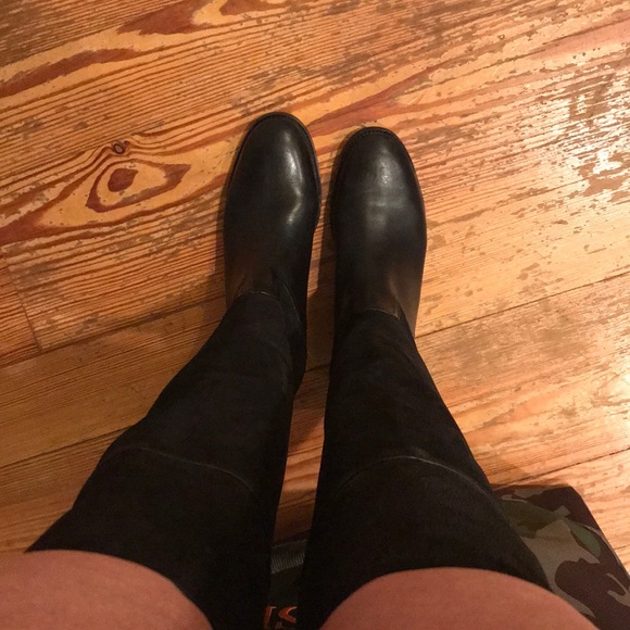 Size 8 over the knee Tory Burch suede boots - Picture 5 of 8